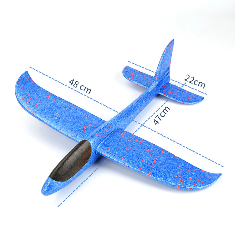 48cm EPP Foam Hand Throw Airplane Outdoor Launch Glider Plane Kids Toy Gift  PE 