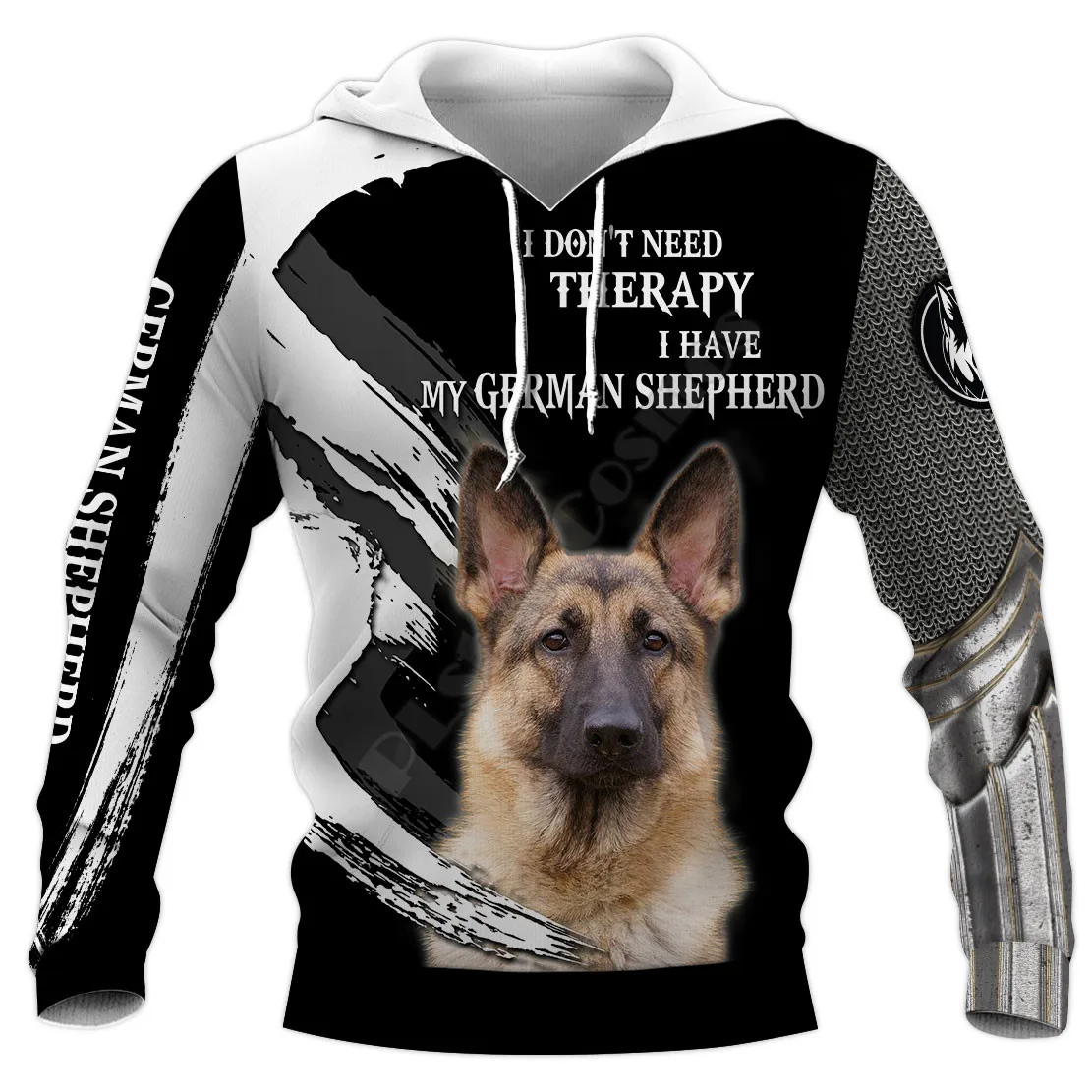 Knights Templar German shepherd 3D Hoodies Printed Pullover Men For Women Funny Sweatshirts Fashion Cosplay Apparel Sweater