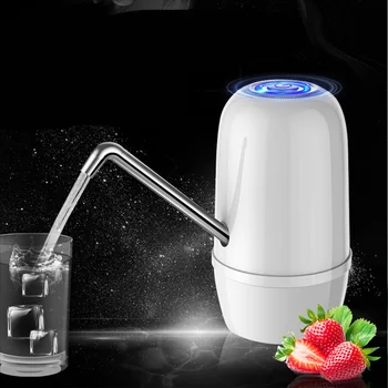 

1PC Charging Pressing Water Device Barrelled Water Double Pump Extractor Household Electric Water Dispenser Purified Water Sucti