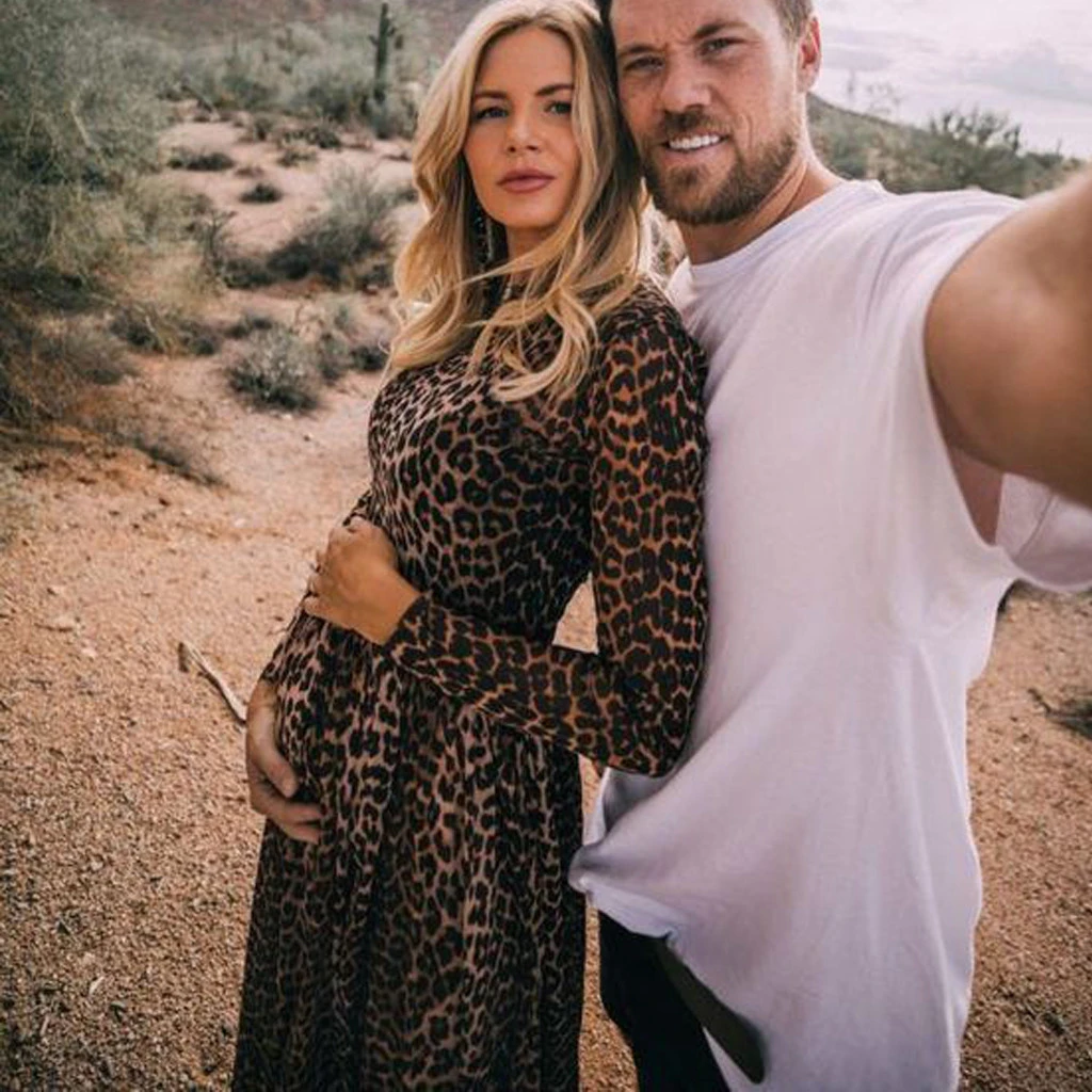 leopard print maternity