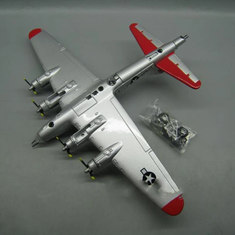 Литья под давлением 1/144 весы B17 B 17 с принтом USA Army тяжелого бомбардировщика литьем