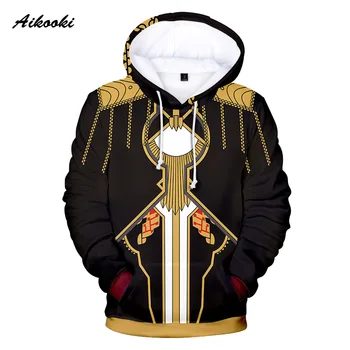 

3D Fire Emblem Hoodies Men/Women Sweatshirts Hoody 3D Printing Yellow Design Game Fire Emblem Hooded Boy/Girls Polluvers Top