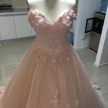 Detmgel, сексуальное бальное платье с вырезом лодочкой и бусинами, бальное платье, бальные платья, роскошная аппликация, дебютантное платье для Vestido de 15 anos