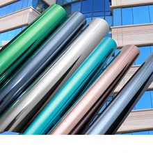 

3/5 M One-Way Mirror Reflective Window Film Self Adhesive Glass Vinyl for Home Anti UV Solar Glass Film Heat Control Window Tint