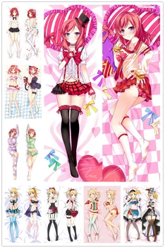 

Anime Dakimakura Body LOVE LIVE! School idol project Nishikino Maki Ayase Eli 150x50cm 100x35cm Pillow Case Cover Manga 1