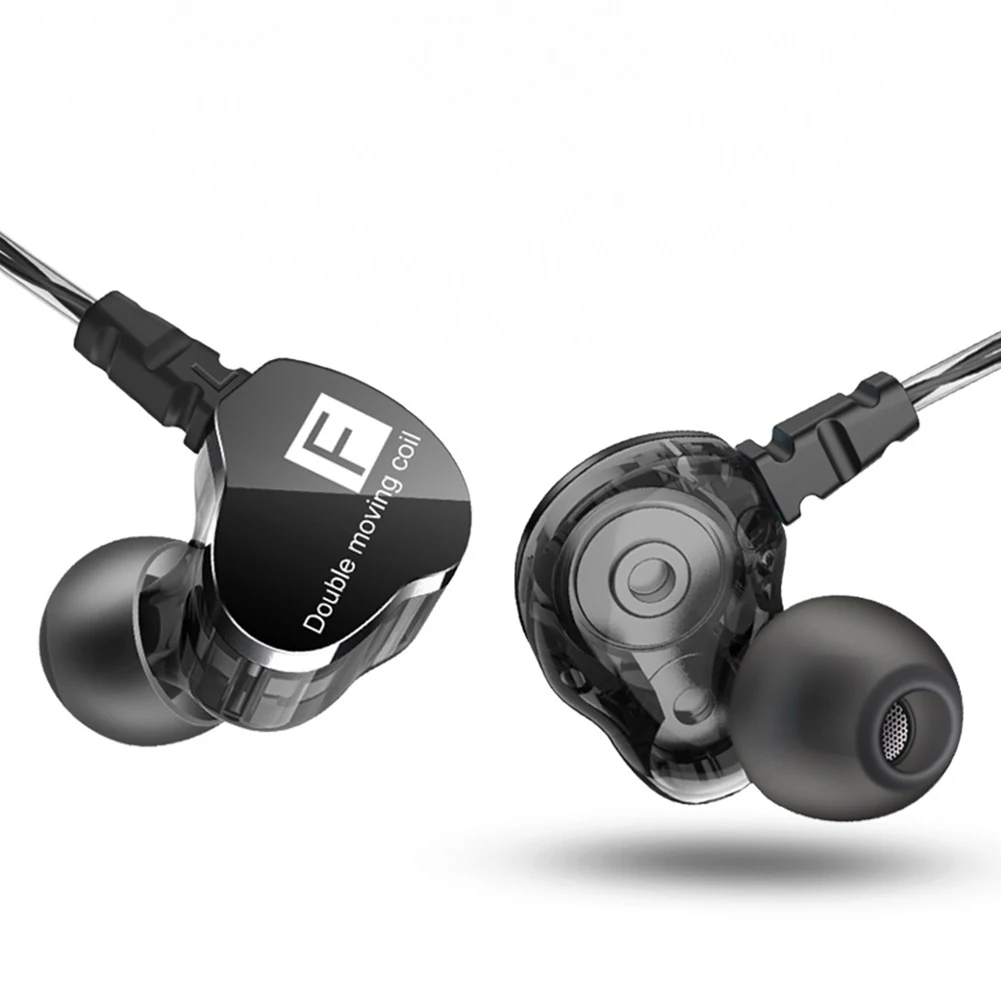 QKZ CK9 портативный тяжелый бас HiFi 3,5 мм в ухо спортивные проводные наушники гарнитура с микрофоном