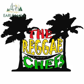 

EARLFAMILY 13cm x 9.3cm for The Reggae Chefs Laptop Refrigerator Car Stickers Scratch-Proof Bumper Decal Anime Trunk Graphics