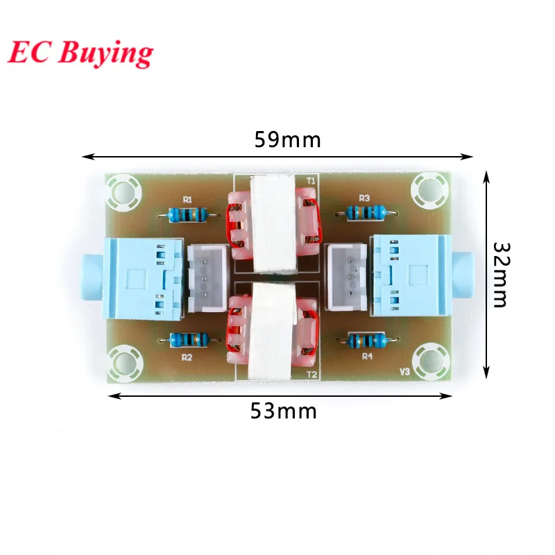 Xh M372 Stereo Audio Isolator Car Vehicle Common Ground Suppression Interference Noise Isolation Module Transformer Coupler Integrated Circuits Aliexpress
