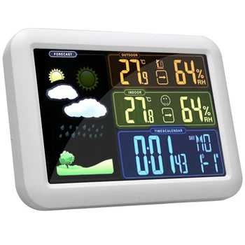 

1Pcs Multifunction Wireless Weather Station LCD Outdoor Indoor Sensor Thermometer Barometer Analysis Instruments