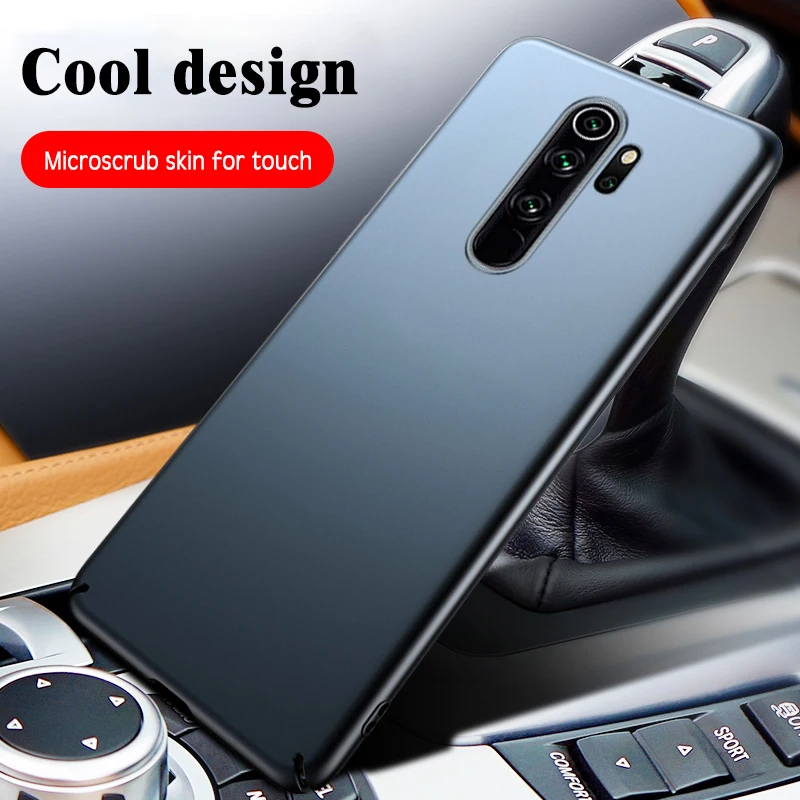 Ультратонкий дышащий жесткий чехол с эффектом потертости для Xiaomi Redmi Note 8 8Pro 8T 7 6 5