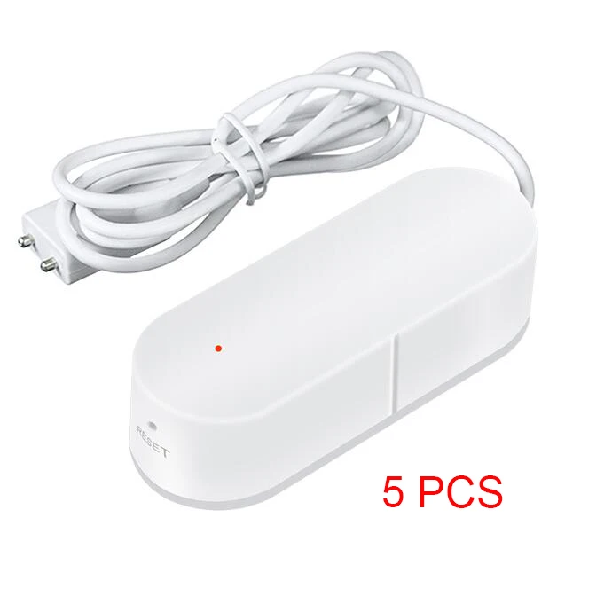 5 PCS Новое поступление Tuya Smart WiFi детектор утечки воды совместимый с Alexa Google Home IFTTT, хорошее качество умный датчик утечки воды - Цвет: 5 PCS