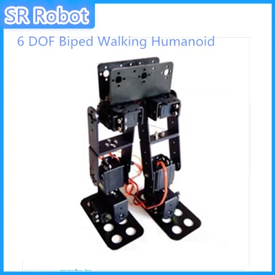 6 Dof Biped Walking Robot Umanoide Servo Staffa Braccio Meccanico Per Arduino Progetto Di Modello Di Insegnamento Robotico Fai Da Te