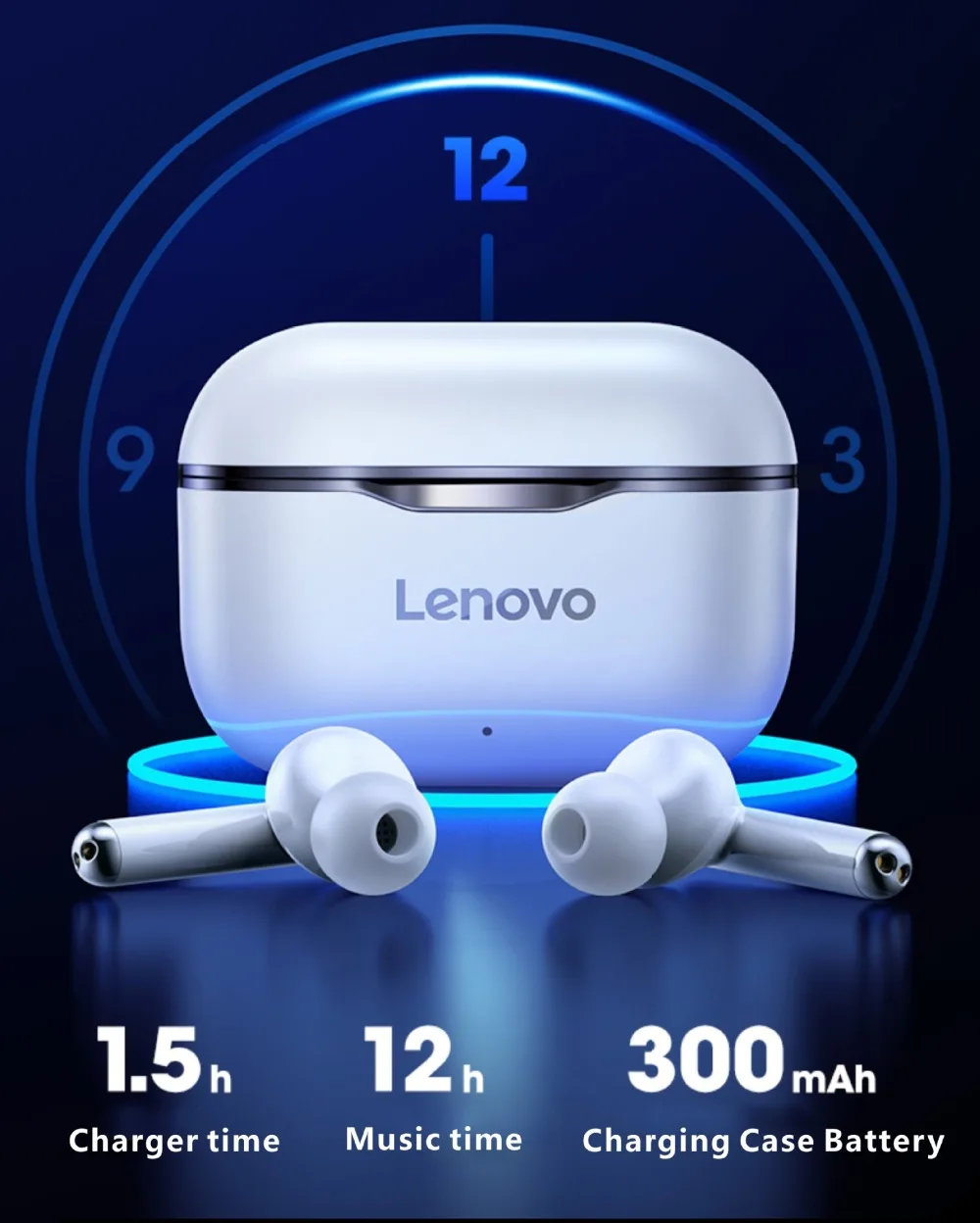 

Headset Wireless Bluetooth 5.0 Earbuds IPX4 Waterproof Sweaproof In-Ear Earbuds With Charging Case Earphone Sports Earbuds