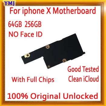 

Free Shipping,64gb/256gb Motherboard for iPhone X without Face ID,Original unlocked for iphone x logic board with Free iCloud
