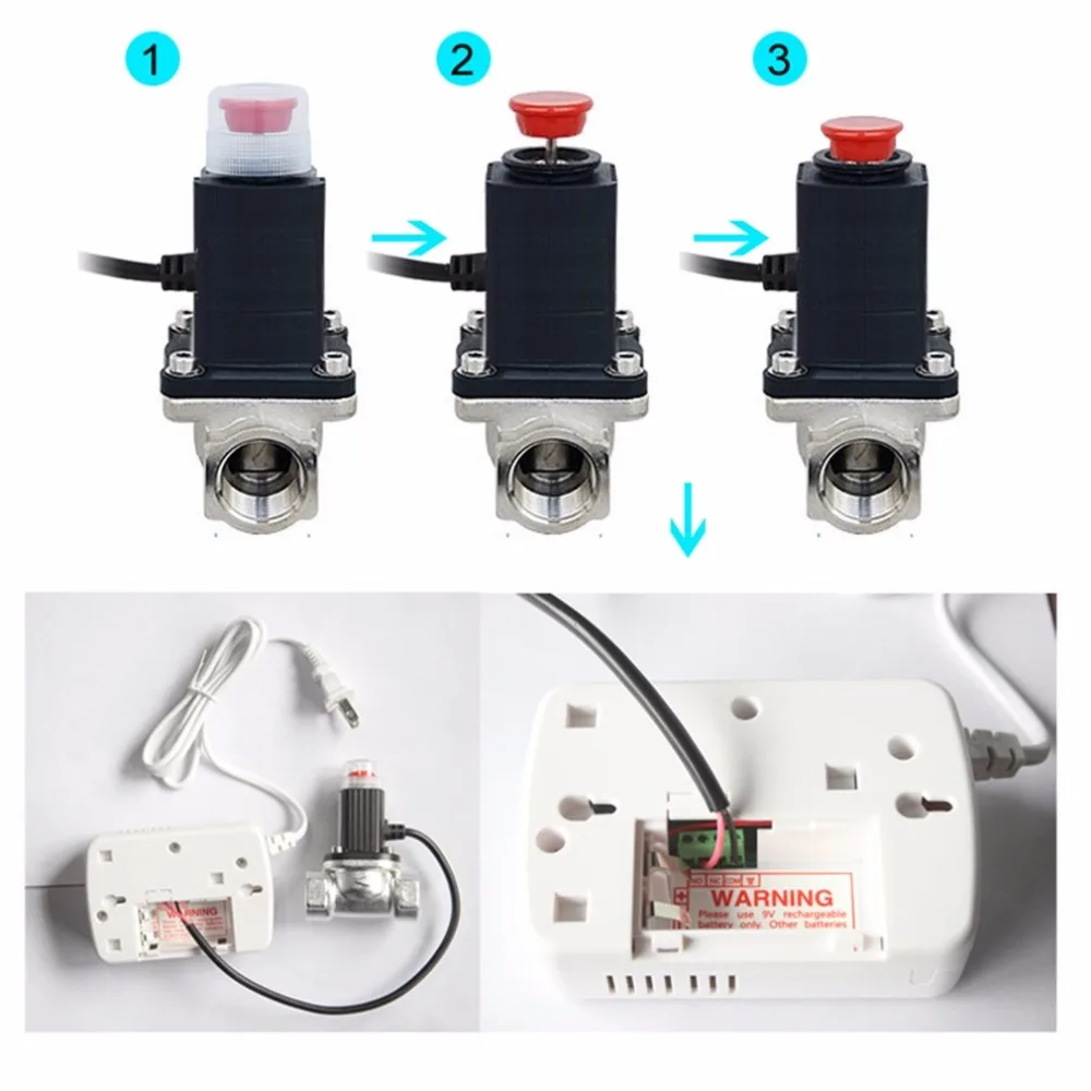 LESHP 433MHz High Sensitivity Smart Voice Gas Leakage Detector Digital Display LPG Detecting Device Home Security Alarm Sensor