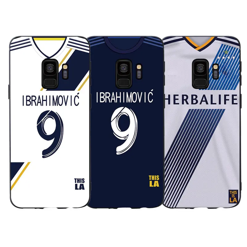 RKQ LA Ibrahimovic Джерси Стильный чехол для телефона samsung Galaxy S6 S7 edge S8 plus S9 S10 lite мягкий |