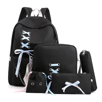 

Cute Printing Backpack School Bags Teenager Girls Backpack kids Orthopedic Backpack 3pcs/Set Rucksack schoolbag mochila infantil