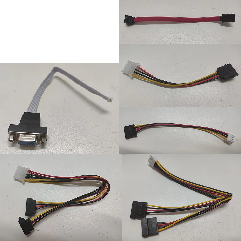 Cables HDD de alimentación para CCTV DVR/NVR HDD 1to2, cable conector VGA|Transmisión y cables| - AliExpress