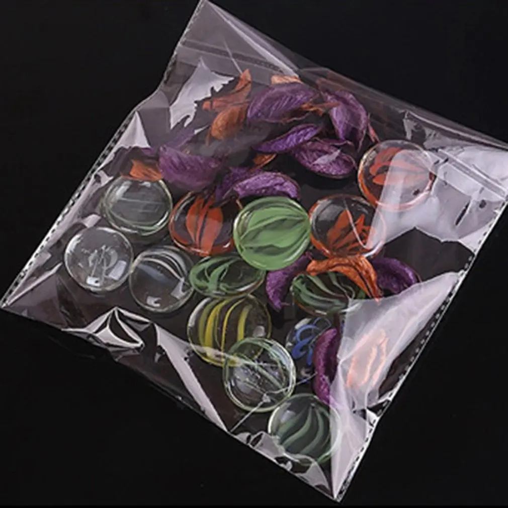 100pcs Transparent Plastic Bags Self Adhesive Seal Jewellery Opp Packaging Bag Transparent Plastic Bag Jewelry Bag