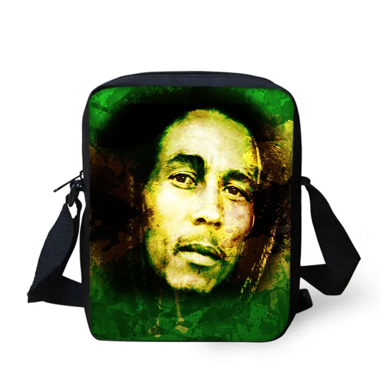 THIKIN модные мини женские сумки через плечо Bob Marley, повседневная мужская сумка через плечо, музыкальная звезда, регги, персонаж, напечатанная сумка-мессенджер - Цвет: as picture