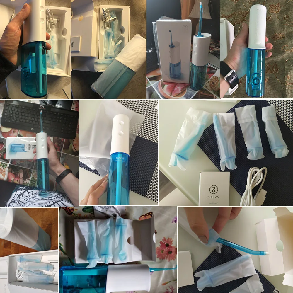 SOOCAS W3 ирригатор для полости рта переносная зубная Вода Flosser Jet перезаряжаемый водонепроницаемый очиститель для чистки зубов