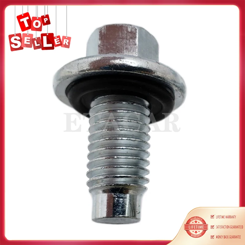 High Quality Oil Pan Drain Plug Bolt w/ O-Ring 11562588 24100042 11518377 03538469 96829610 Fits For Chevrolet Buick Cadillac