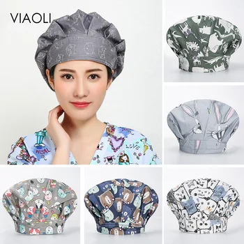 

Operating room hat Surgical Cap for Long hair pet hospital doctor surgery caps medical supplies hat nursing scrubs cap women new