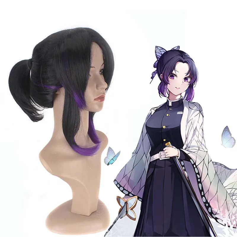 Парики для косплея: Demon Slayer kimetsu no yaiba Nezuko Tanjirou Agatsuma Zenitsu Tomioka Giyuu Inosuke Kochou Shinobu
