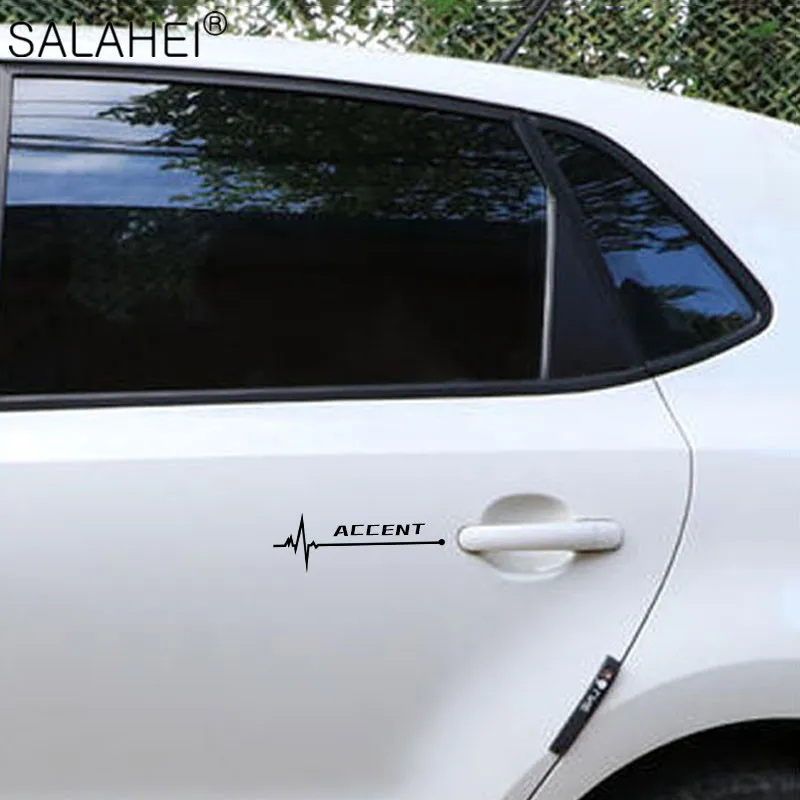 

Cool Car Sports Decal Sticker Styling Windows Door Decoration For Hyundai Accent 2008 2007 2011 2012 2013 2018 Auto Accessories