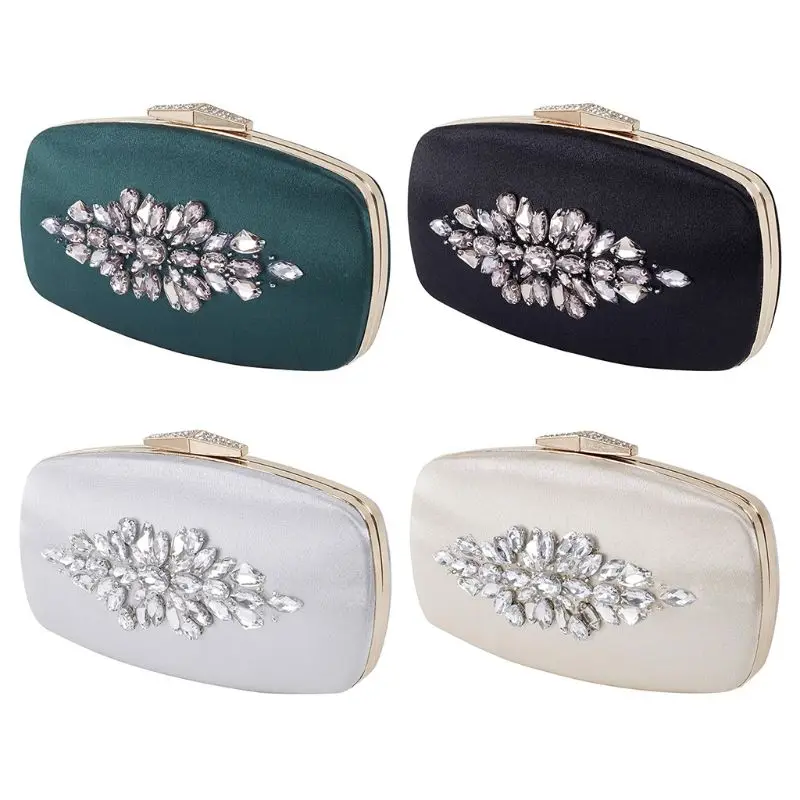 

Women Evening Clutch Bag Ladies Wedding Party Prom Handbag Cocktail Bridal Shoulder Wallet Purse M6CC