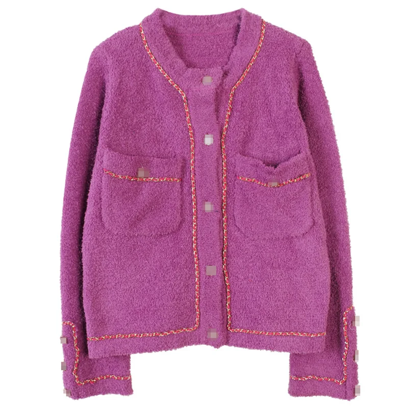 

GRUIICEEN Korean Spring Knitted Women Sweater Coat Single Breasted Brand Fashion Sweater Cardigans with Pockets