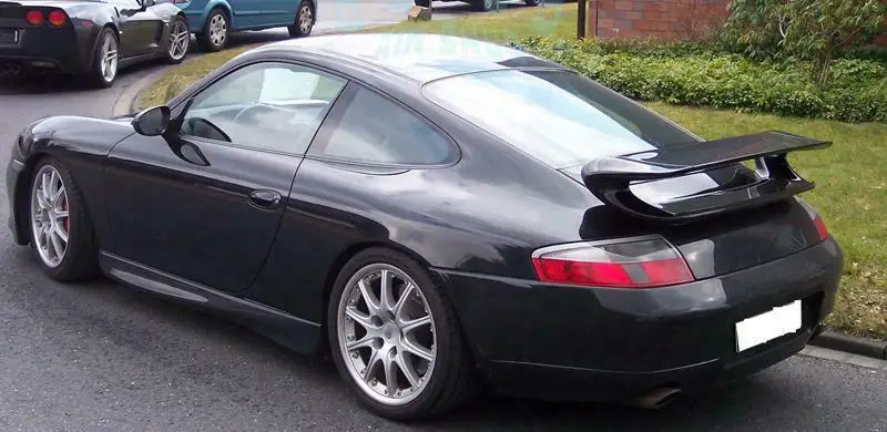 Для Porsche 911 996 Реальные углеродного волокна Refitkml автозапчасти задний спойлер хвост крыло