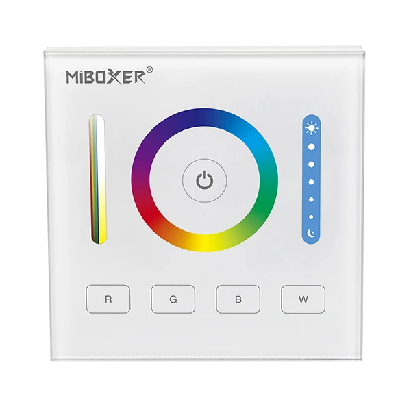 DP3 Touch Panel MiBoxer DALI 25 Вт RGB+ CCT светодиодный светильник DL-DOW25 AC100-240V 2700K~ 6500K Совместимость с DALI панель затемнения диапазон 0 - Испускаемый цвет: DP3 Touch Panel