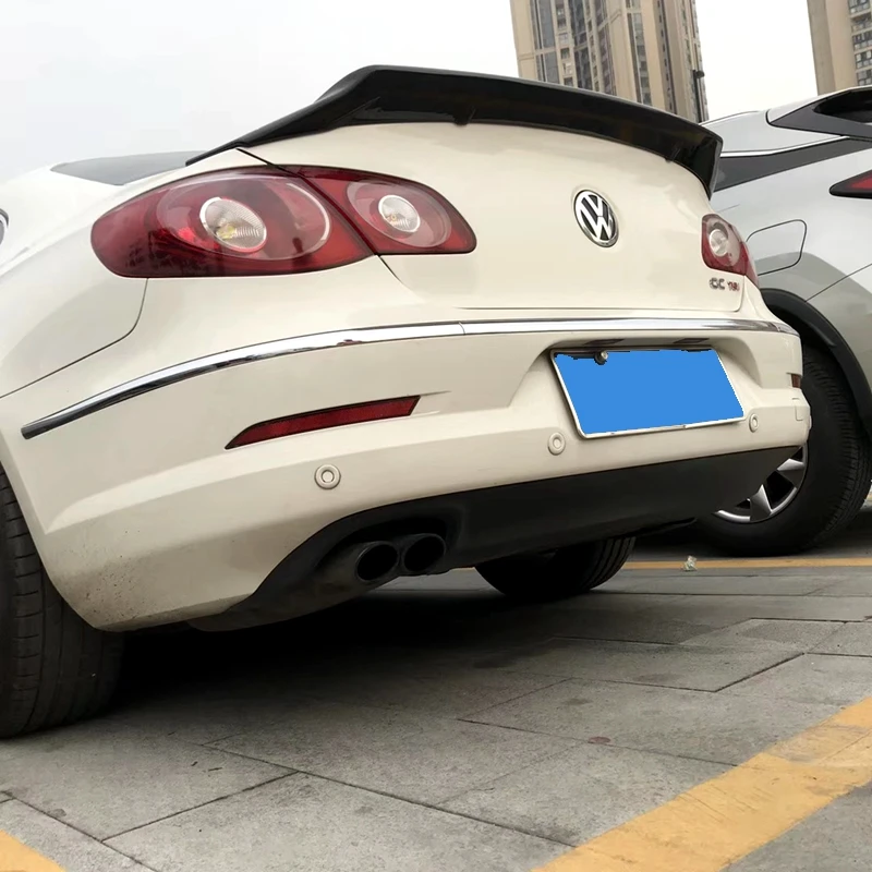 Для Volkswagen CC 2009 2010 2011 2012 2013 задний спойлер Высокое качество ABS Материал грунтовка цвет украшение в виде хвостового крыла