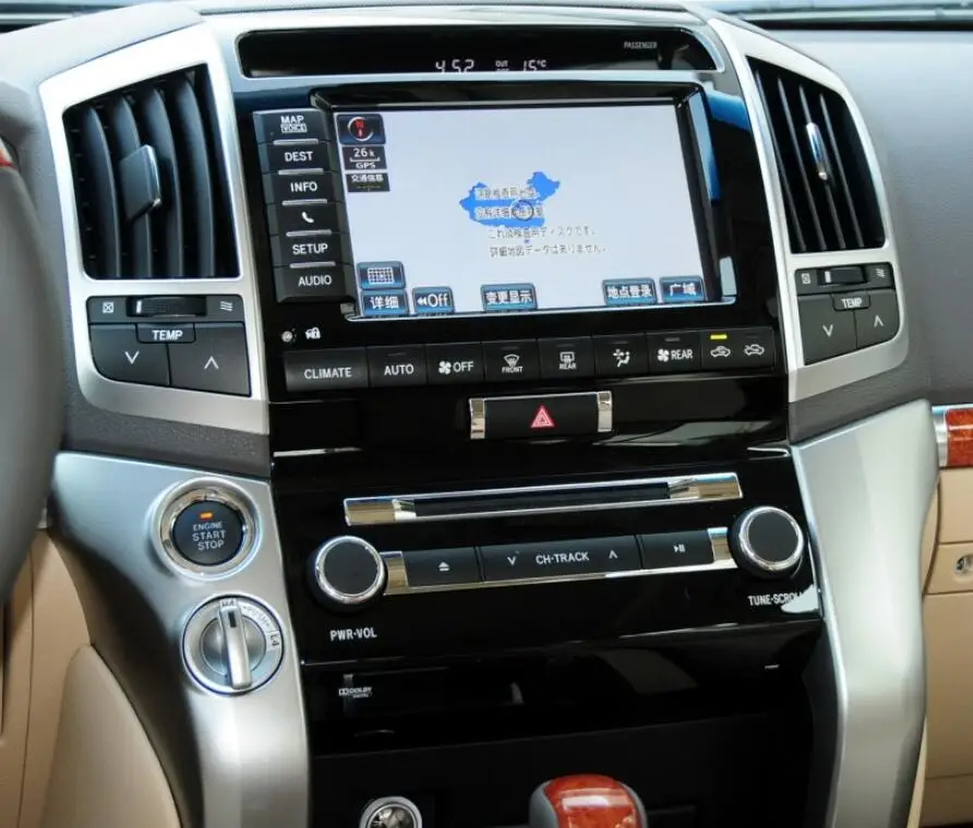 Android 8,1 1" Tesla стиль Автомобильный gps навигатор для Toyota Land Cruiser LC200 2008- авто радио Coche стерео Мультимедийный Плеер