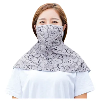 

Unisex dust mask PM2.5 activated carbon sunscreen oversized scarf shawl mask printing dust-proof anti-pollution adjustment mask