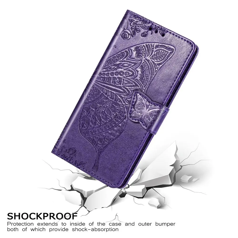 LAPOPNUT кожаный чехол-бумажник с 3D бабочкой для IPhone 11 Pro Xr X Xs Max 7 Plus 8 6S 6, роскошный держатель для карт, откидная подставка, чехол для телефона