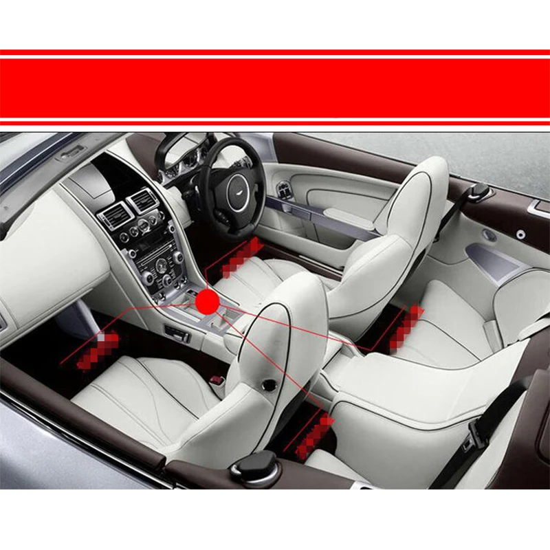 Car RGB LED Music Voice Sound Control Car Interior Decorative Atmosphere Auto RGB Pathway Floor Light Strip Remote Control 12V Car RGB LED Music Voice Sound Control Car Interior Decorative Atmosphere Auto RGB Pathway Floor Light Strip Remote Control 12V
