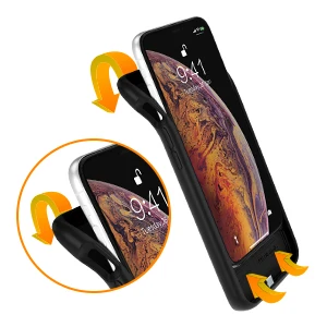 Аккумулятор 10000 мАч, чехол для iphone X, XS, XR, XS, MAX, черный, супер высокая емкость, чехол для iphone X, черный