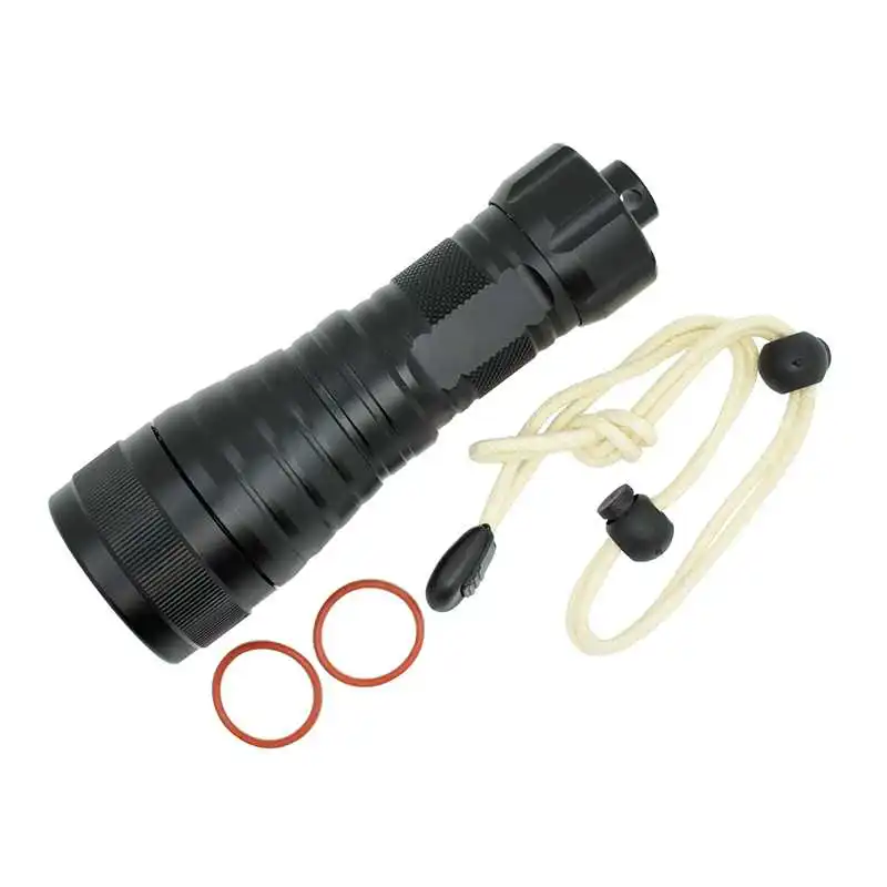 

Ultra Bright LED Diving Flashlight XM-L2 U2 Dive Light Underwater Waterproof Scuba Torch Lamp for Spearfishing Hunting