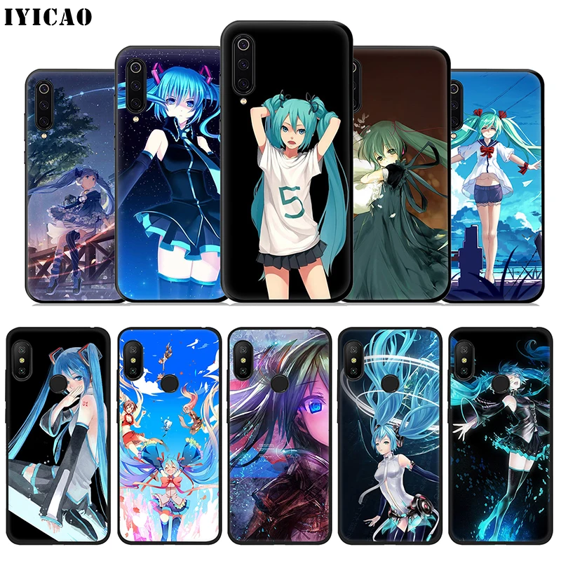 IYICAO Hatsune mi ku аниме мягкий чехол для Xiaomi A3 A2 A1 9T CC9E CC9 9 8 6 Se Lite F1 макс 3 5X 6X крышка |
