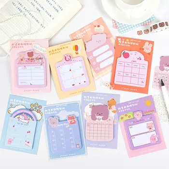 

30Pcs Cute Tearable Animals Memo Pads Kawaii Message Notes Sticky Notes Writing Sticker For Kids DIY Stationery School Supplies