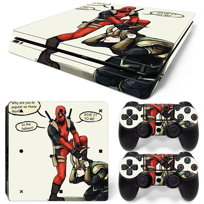 5063 Дизайн Человек-паук для PS4 тонкая консоль и контроллеры наклейки для PS4 тонкая кожа Наклейка для ps4 тонкая виниловая наклейка - Цвет: 5063