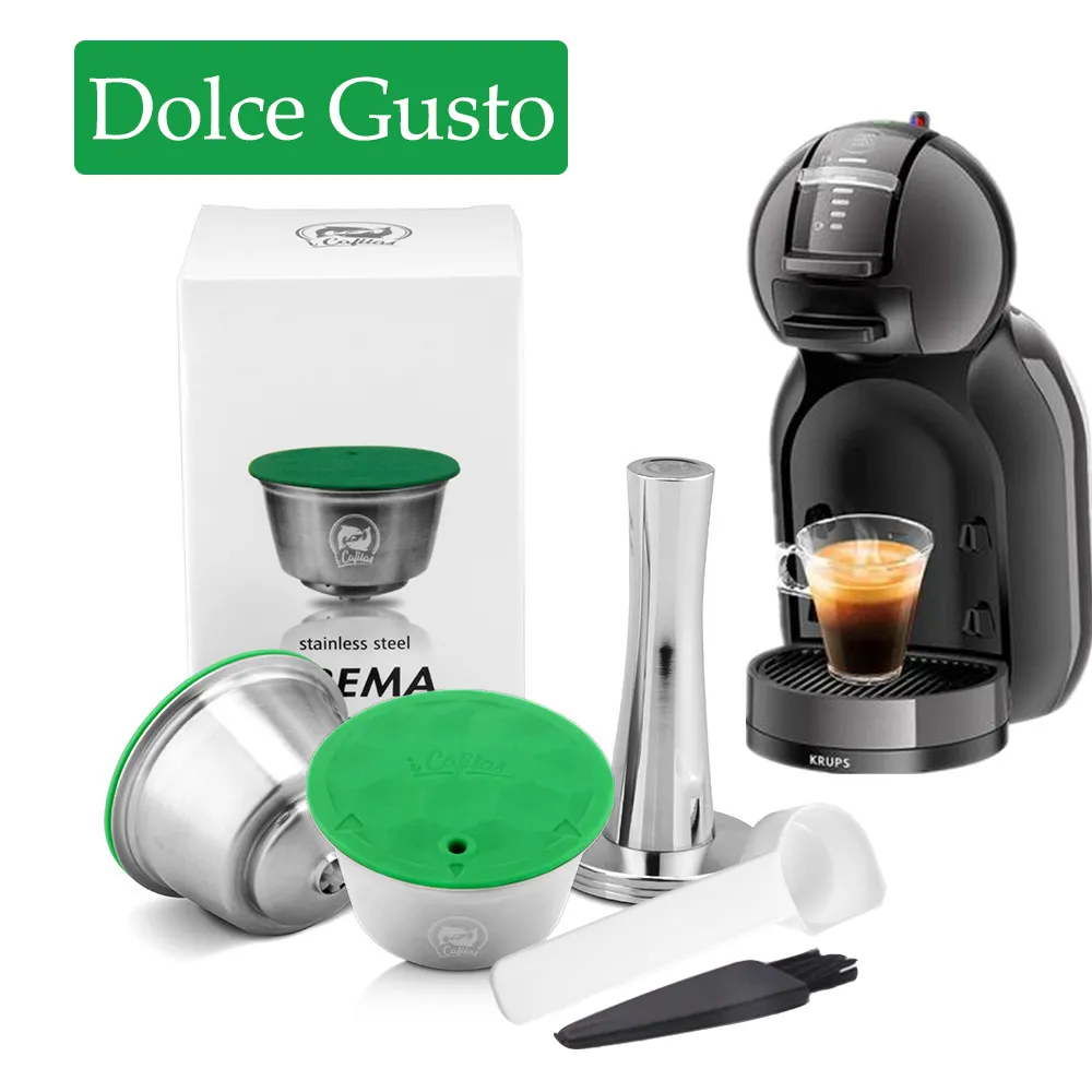 cache eenheid Waakzaamheid Dolce Gusto Reusable Capsule Stainless Steel - Reusable Dolce Gusto Nescafe  Coffee - Aliexpress