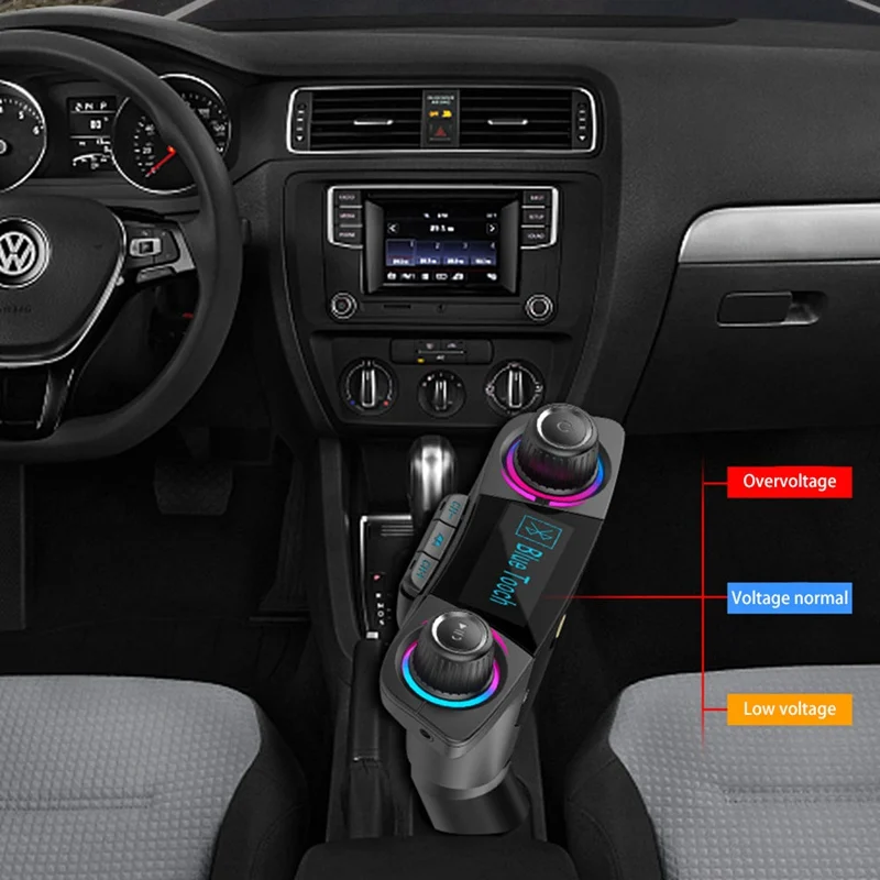 Bluetooth FM передатчик модулятор Handsfree автомобильный комплект TF USB музыка AUX аудио MP3 плеер автомобильные электронные аксессуары