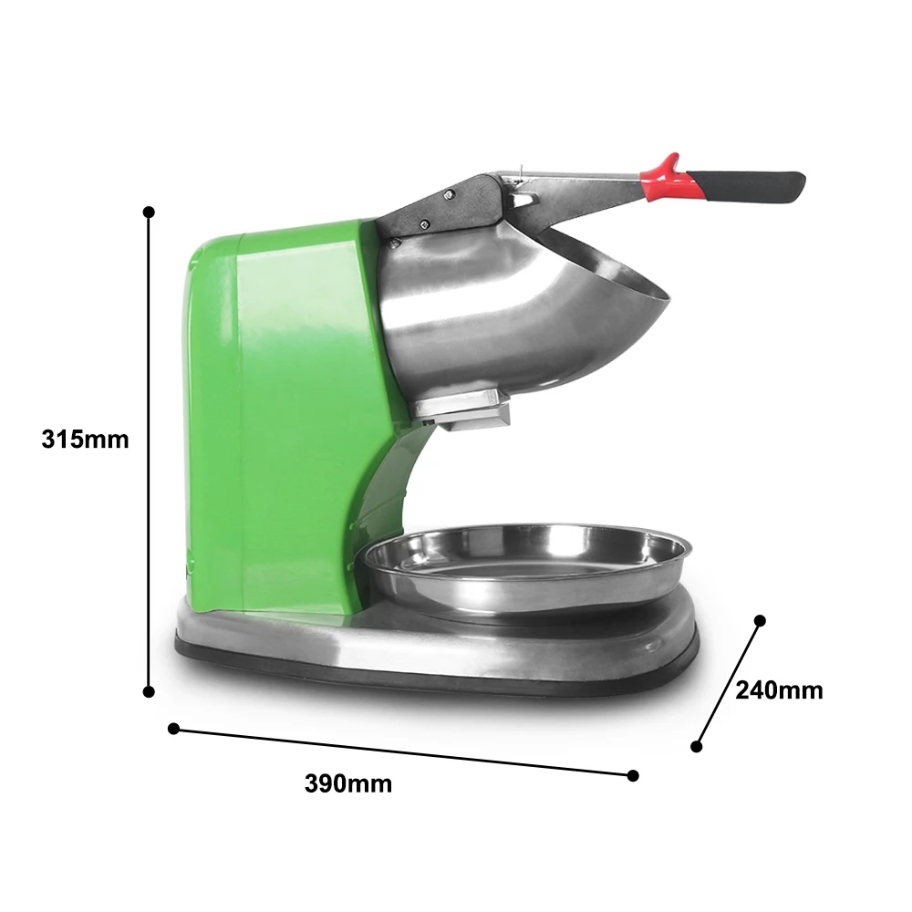 ITOP Semi-automatic Electric Ice Crusher Shaver Smoothie Cocktail Maker Stainless Steel Ice Block Breaking Machine CE