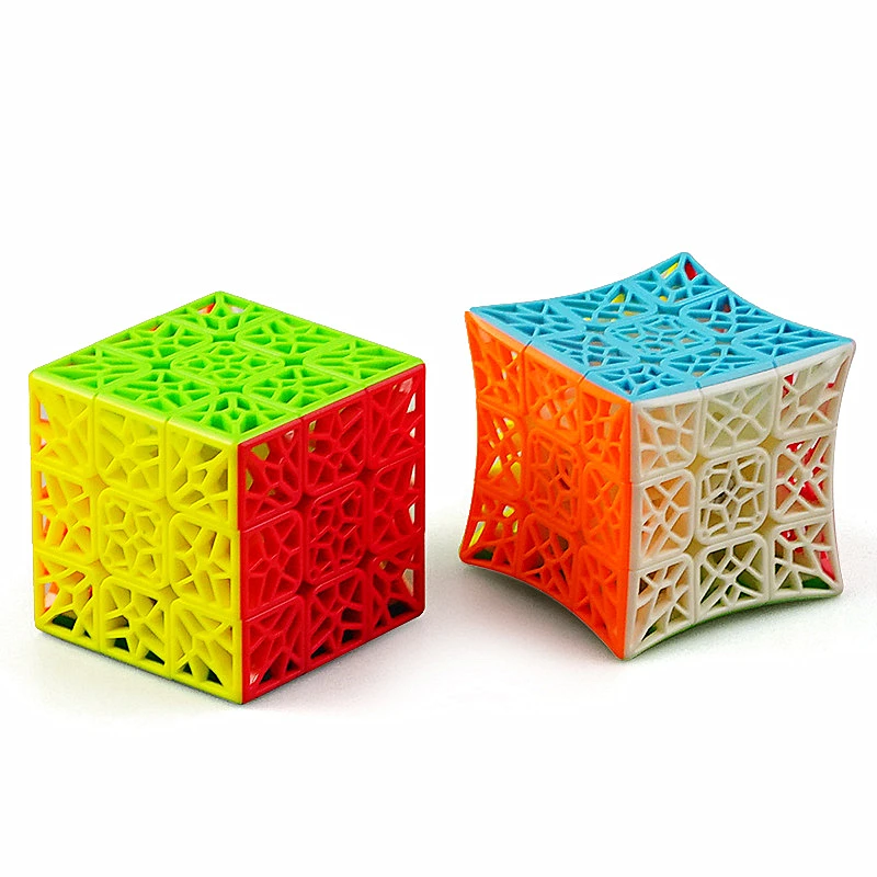 Qiyi, 3x3x3, вогнутый кубик DNA, 3x3x3, Магический кубик, игрушки qiyi dna, 3x3, головоломка, скоростной кубик, 3x3, cubo magico, 3x3, Stickerless cube