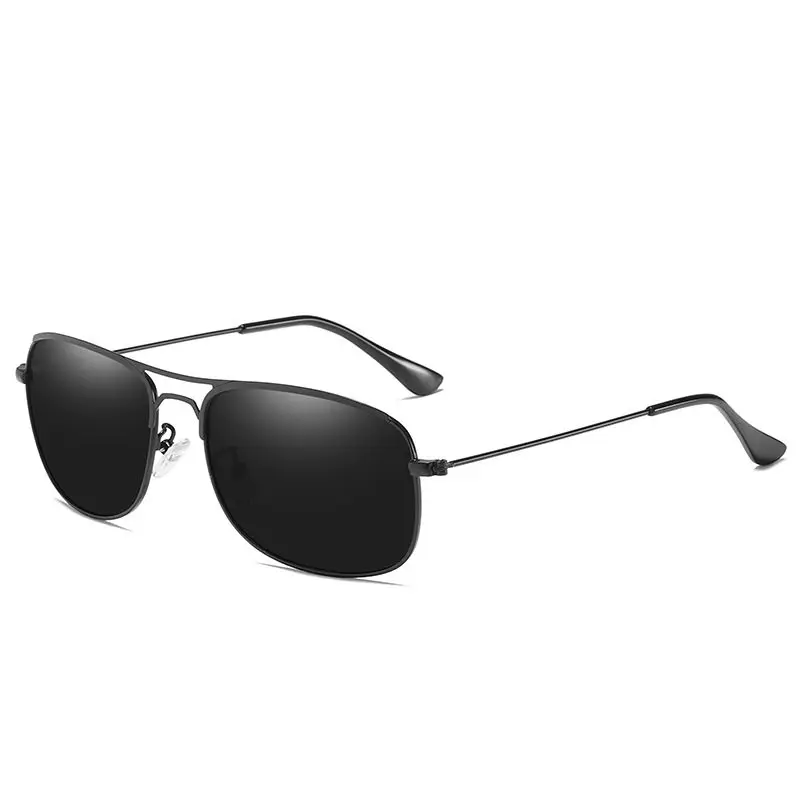 Xiasent брендовые солнцезащитные очки мужские поляризованные солнцезащитные очки Классические квадратные поляризованные солнцезащитные очки для вождения UV400 Gafas De Sol - Цвет линз: Black ash