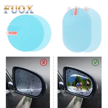 

2PCS Anti Fog Film RearView Mirror Protective Film For Car Anti-Rain Antifog Film Auto Rear View Mirror Film Rainproof