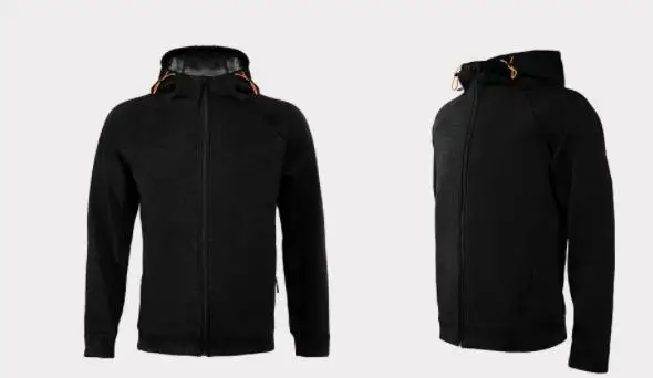 black L Xiaomi mijia Мужская плюс бархатная теплая куртка высокая плотность супер мягкий кашемир Мужская зимняя теплая куртка высокое качество - Цвет: black L